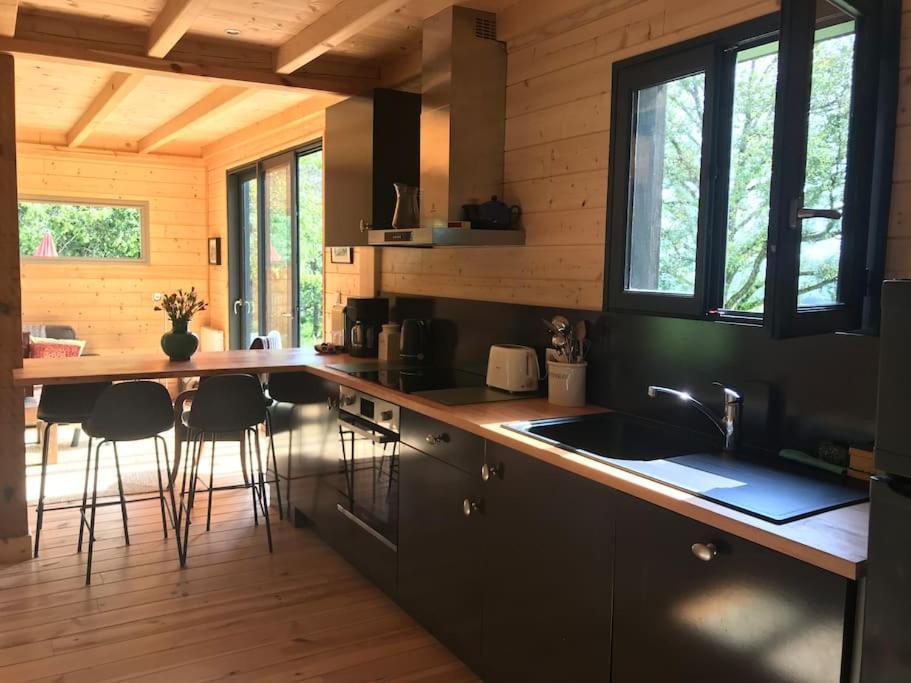 Maison De Bois En Pleine Nature A 20 Min De Beaune Montceau-et-Echarnant Ngoại thất bức ảnh